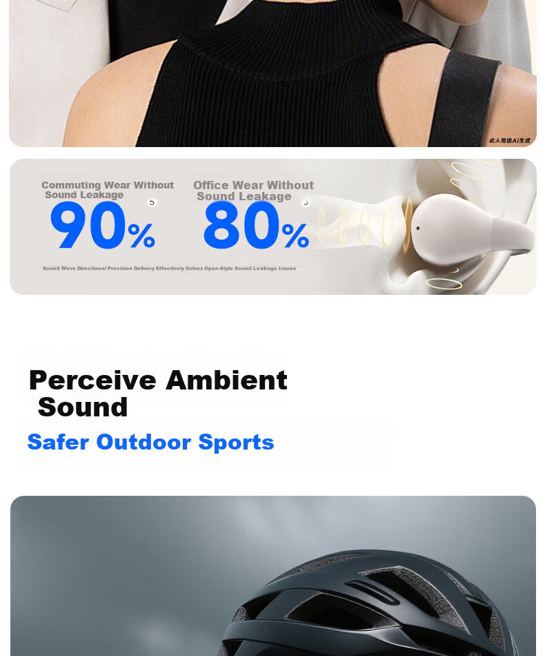D.ROB D.ROB Clip-on AI Translation Wireless Bluetooth Earphones Power Bank 2-in-1 Long Battery Life Compatible with Huawei Xiaomi Apple K75 Ink Black 20