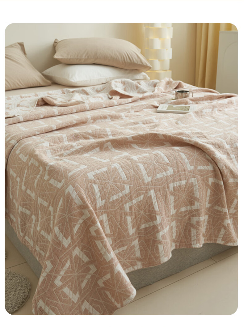 MUJI A-Class 100% Cotton Three-Layer Gauze Towel Blanket Summer Quilt Thin Blanket Air Conditioning Blanket 150x200cm 14