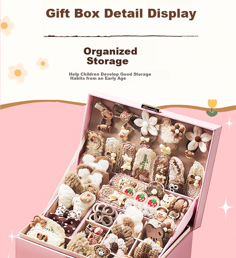 Leaixiang Children's Capybara Deluxe Stationery Set Gift Box for Primary School Boys and Girls Birthday Back-to-School Gift Pack 7