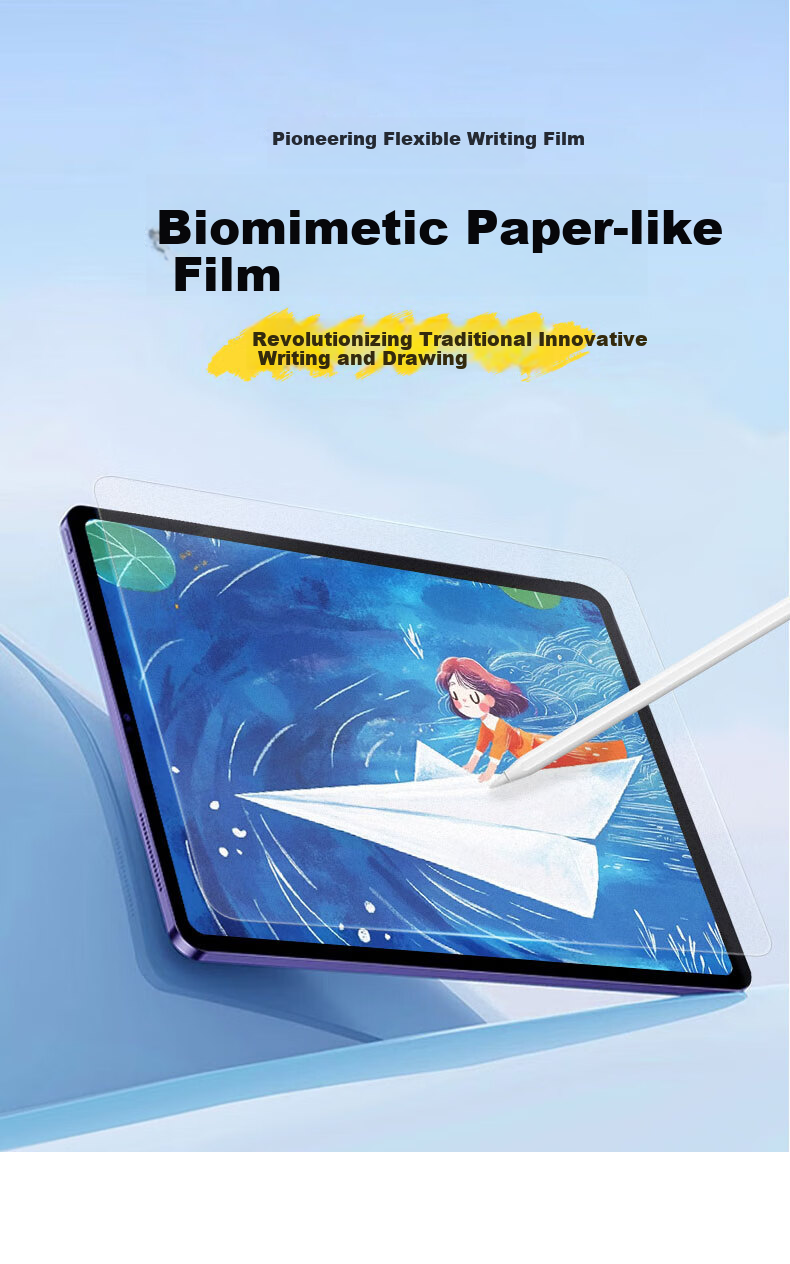 Memebox Silent Paper-Like Screen Protector for 2025 New iPad 11th Gen 11-inch Bionic Paper-Like Ultra Clear Screen Protector for Apple iPad 10th Gen Tablet Handwriting Hydrogel Soft Screen Drawing Fil 4