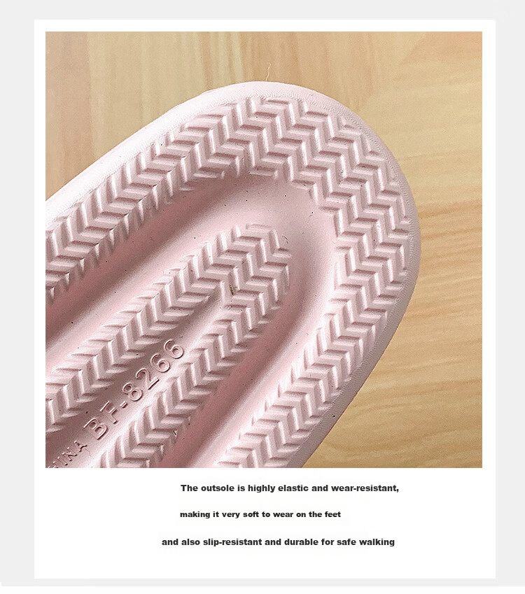 Runrou Women's Summer 2026 New Parent-Child Indoor Home Non-Slip Thick Sole EVA Slippers for Girls 9