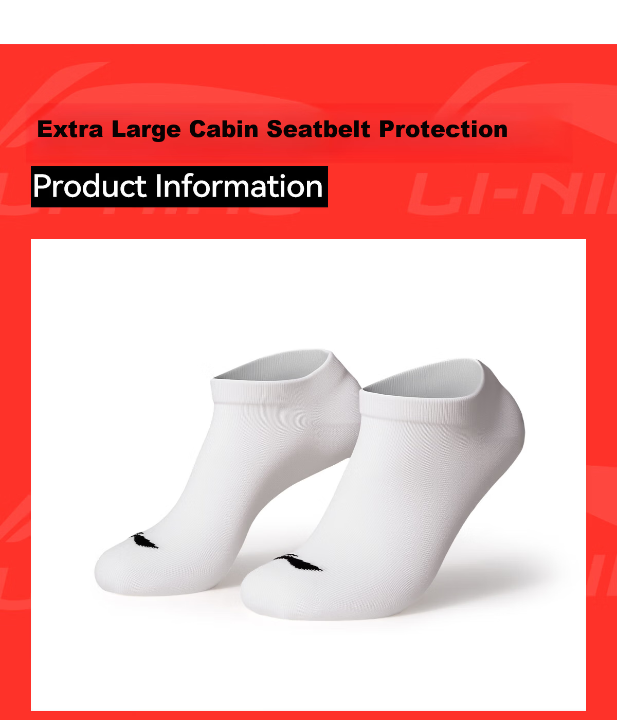 LI-NING Youth Boys Xinjiang Cotton Odor-Resistant Sports Long Tube Basketball Socks for Middle School Kids Autumn Spring 21