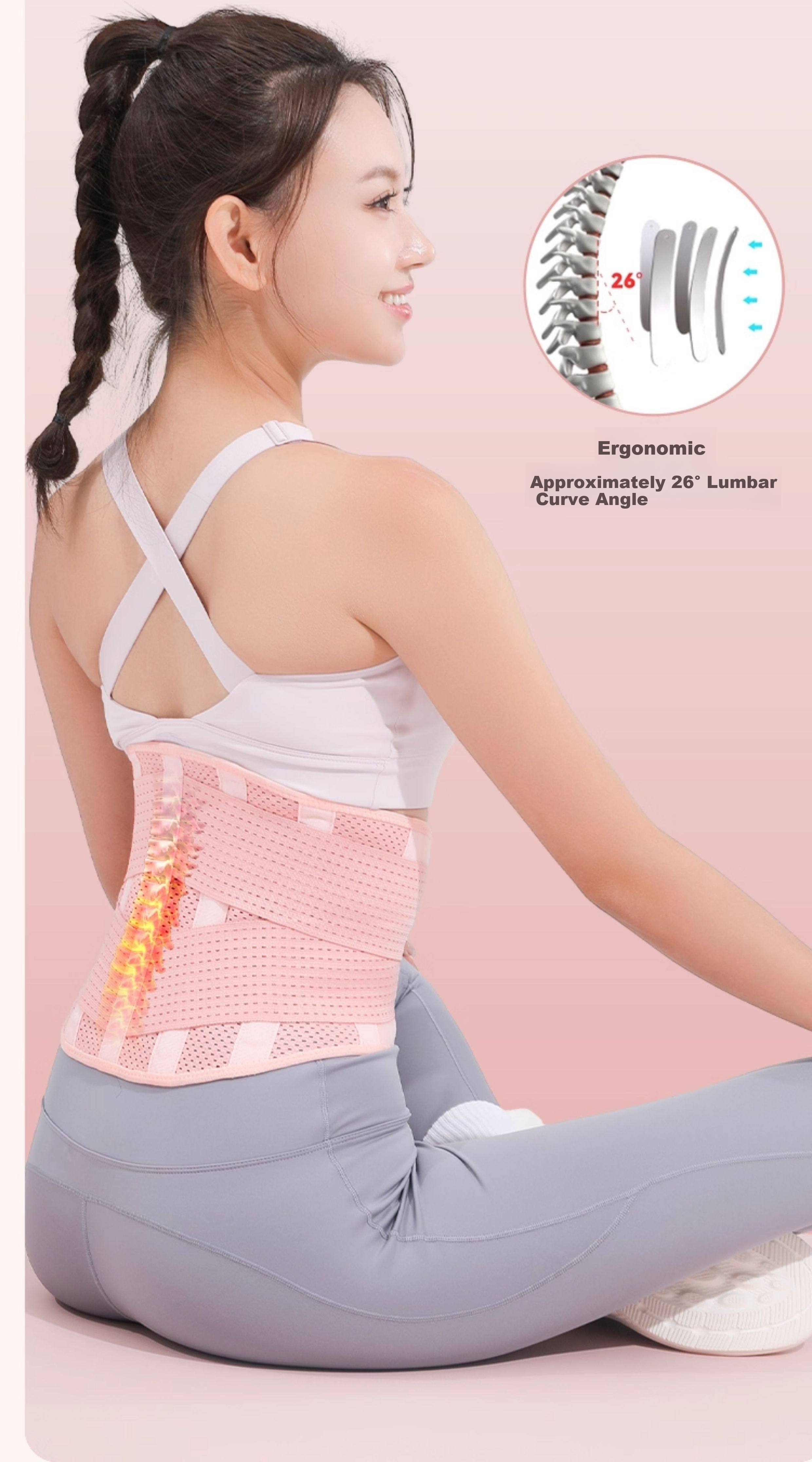 Anta Sports Waist Support Belt for Men and Women, Professional Lumbar Brace for Long Sitting, Pain Relief, Abdomen Shaping, Waist Training, Fitness Support Belt 18
