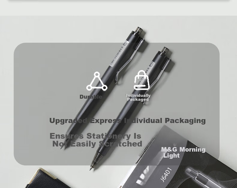 M&G AGPJ6401 Premium Series Retractable Bullet Tip Gel Pen Quick-Dry Student Exam Use 10-Pack 5