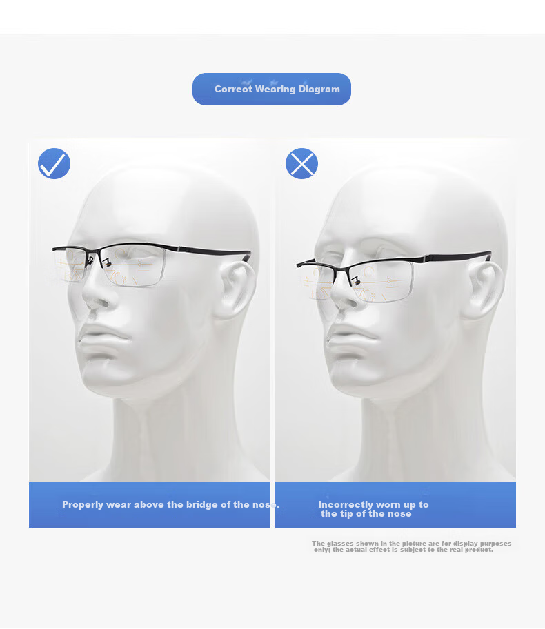 FENCHI Pure Titanium Ultra-Light Presbyopia Glasses for Men and Middle-Aged Seniors, High-Definition Blue Light Blocking Premium Business Reading Glasses for Women 11