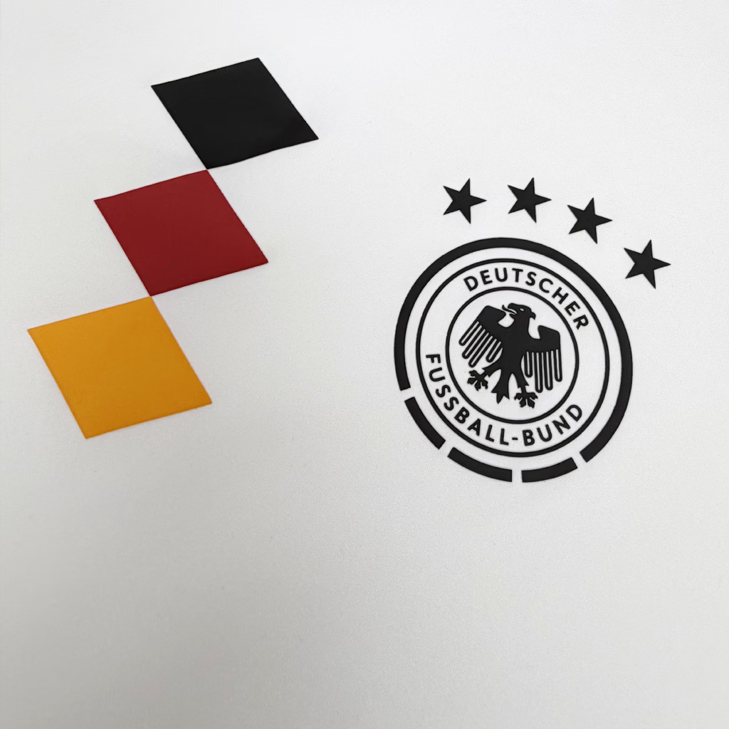 Adidas DFB DNA JSY M Men's Germany Team Short Sleeve KG3343 White L 5