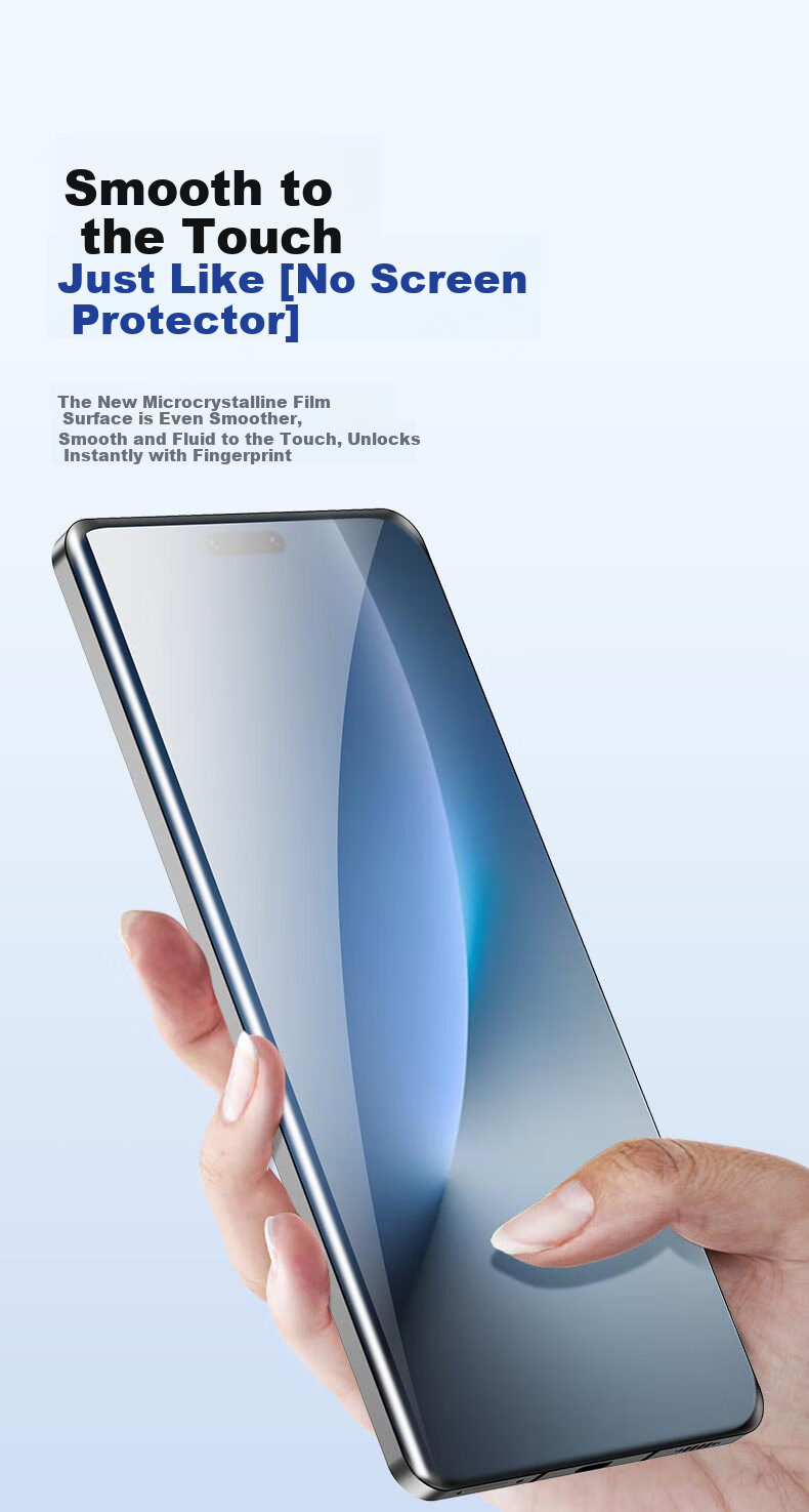 LANGLING [2 Pieces] Screen Protector for Honor X50/50GT/50pro, Hydrogel Film, Curved Full-Screen Protection, HD Clear, Anti-Fingerprint, Scratch-Resistant Protective Film 8