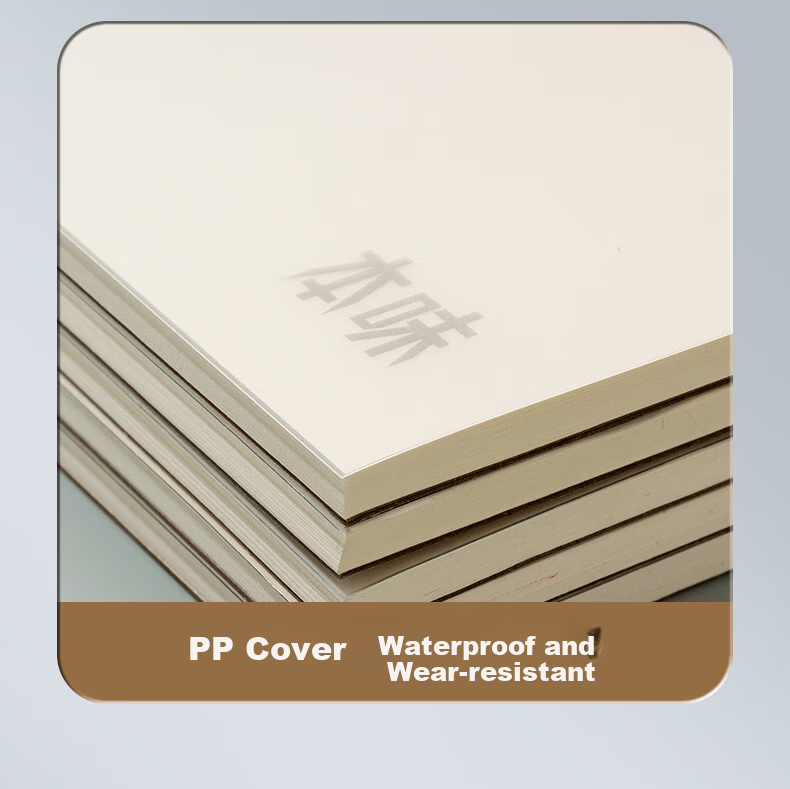 M&G B5 Draft Notebook Mistake Notebook Kraft Paper Student Exam Review Exercise Book Natural Grid 70 Pages GB5502E 6