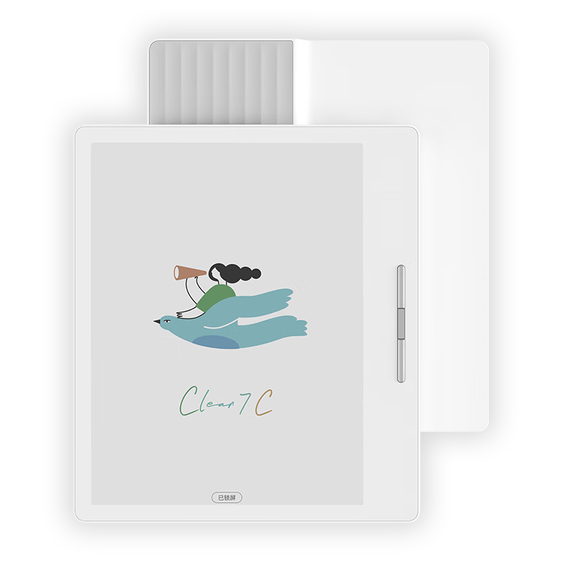 Hanvon Clear7C 7-inch Color Screen E-Reader High-Speed Octa-Core E-Ink Electronic Notebook Reading Tablet Moonlight White [Recommended by Li Xueqin]