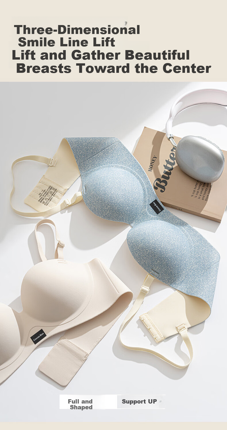 Herbal Original Color Women's Round Cup Small Bust Enhancing Push-Up Anti-Sagging Soft Support Sexy Bra 2026 Spring New Arrival 5