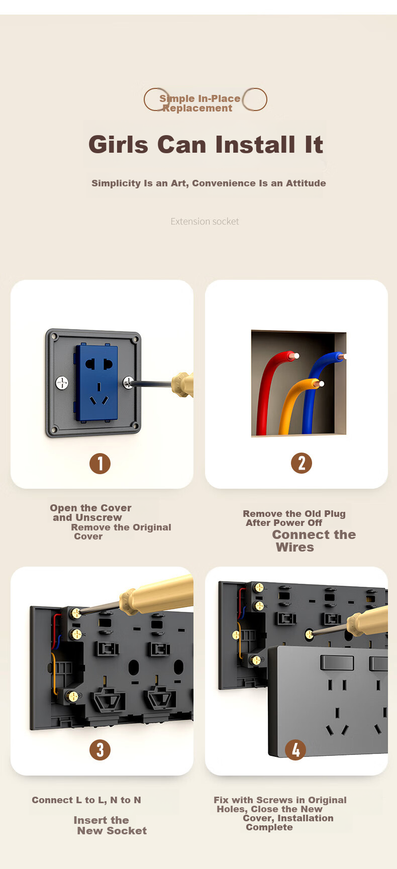 Guojidiangong 86-Type Expandable Socket, Kitchen Extension Multi-Functional Converter, Concealed Installation for Home Use with Switch, Power Strip with 21 Outlets, Left Expansion Five-Hole White 11