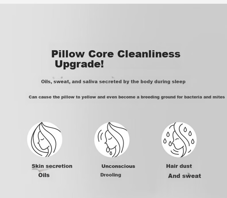 Hodo Embroidered Silk Pillow, Cervical Pillow for Adults, Double-Layer Ultra-Soft Neck Support Pillow Core, Cervical Protection Pillow 5