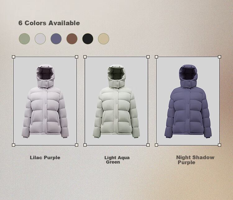 Bosideng Women's Winter Down Jacket Slim Fit Short Casual Thickened Removable Hood Stand Collar Versatile Coat 10