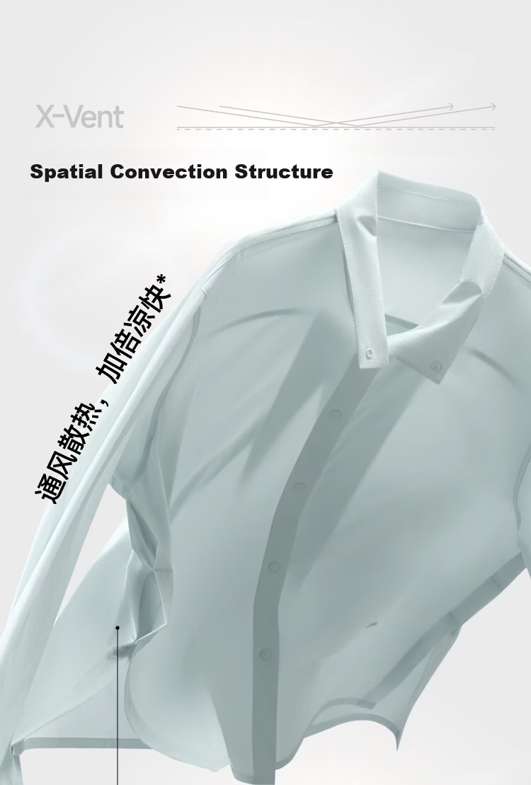 Beneunder Breathable Sun Protection Shirt for Women Loose Wrinkle-Resistant Moisture-Wicking Quick-Dry Casual Cooling UV Protection DS006 14