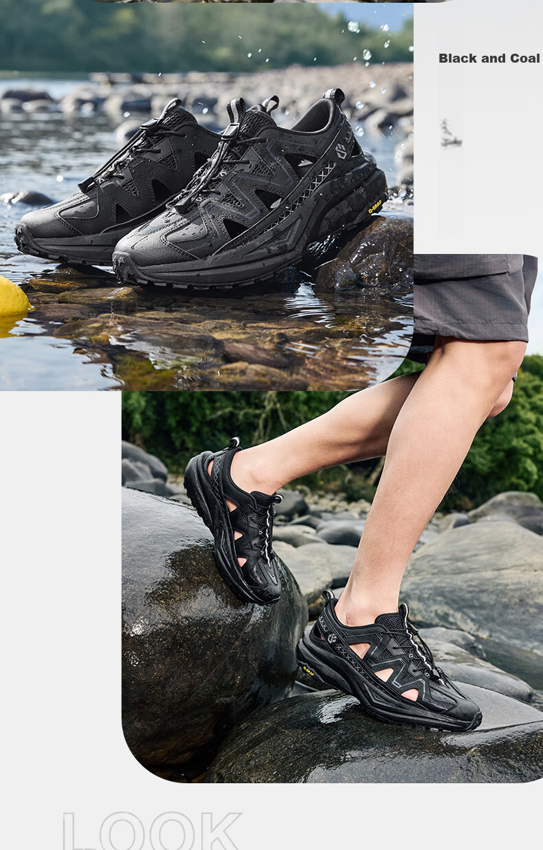 Jordan Men's Summer New Slip-On Water Shoes Lightweight Breathable Outdoor Hollow Casual Sneakers 14