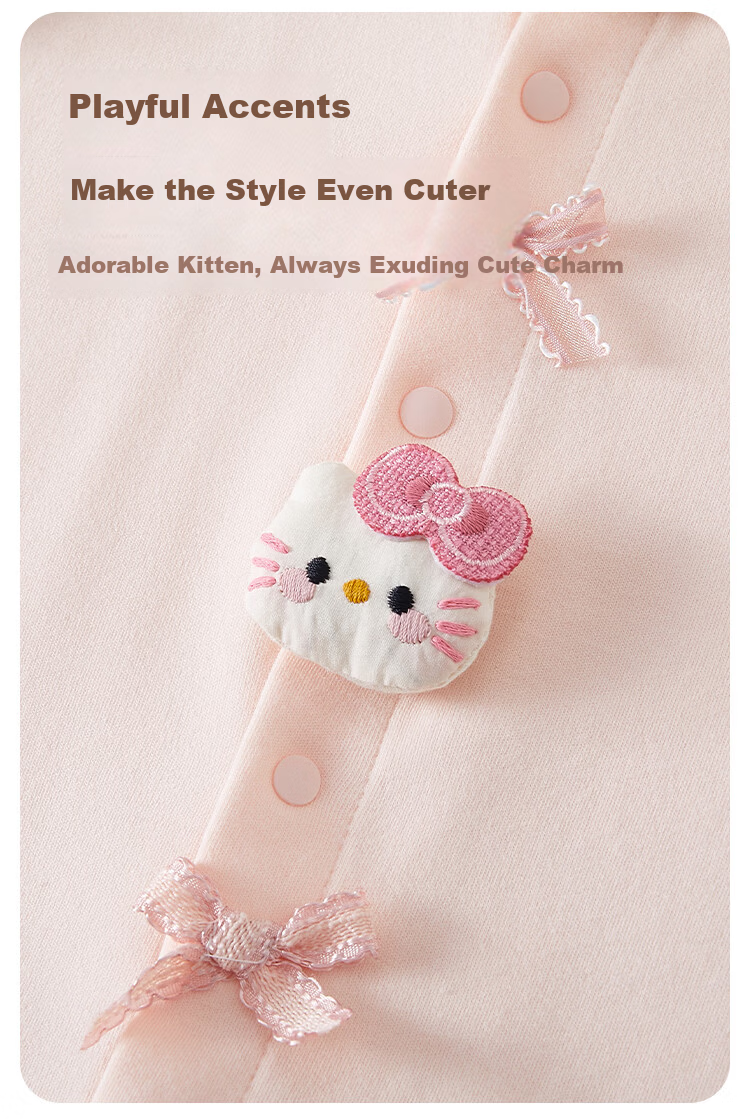 Xiyuan Baby Girls' Romper A-Class Cotton Newborn Onesie Cute Sweetheart Cat Design 5