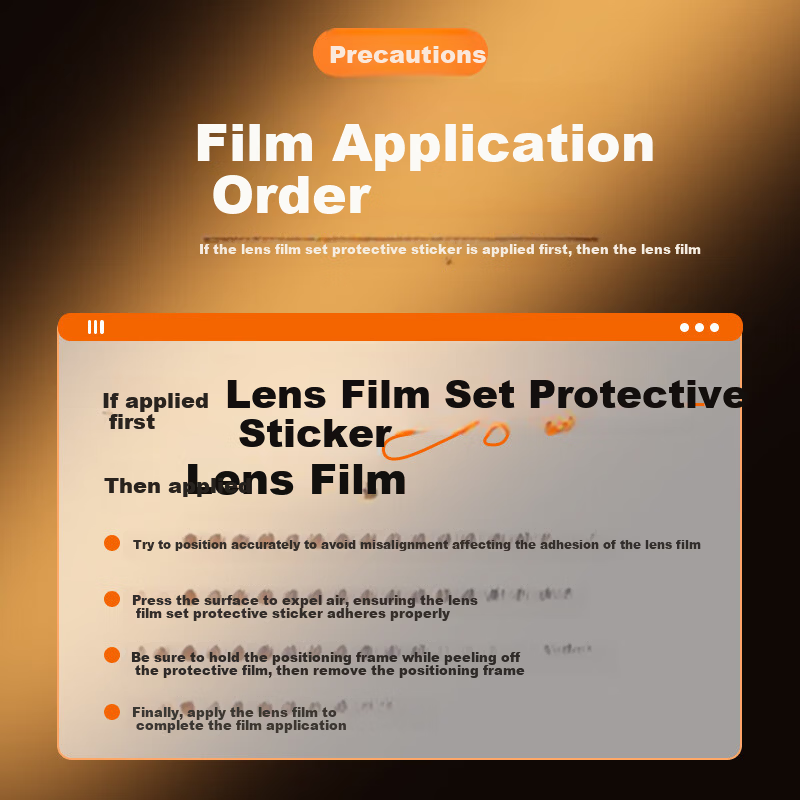 Lanxingxiansheng Compatible with Apple Air Lens Module, IPhone Air Protective Film, Phone Camera Rear Base Film, Shockproof And Scratch-Resistant