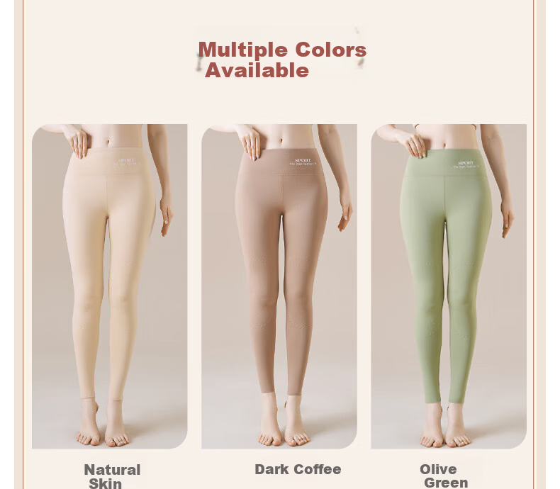 MiiOW Women's Thermal Pants [Warm Palace Knee Protection] Autumn Lamb Wool Fleece Thickened Cashmere Silk Cotton Leggings 2025 New Edition 12