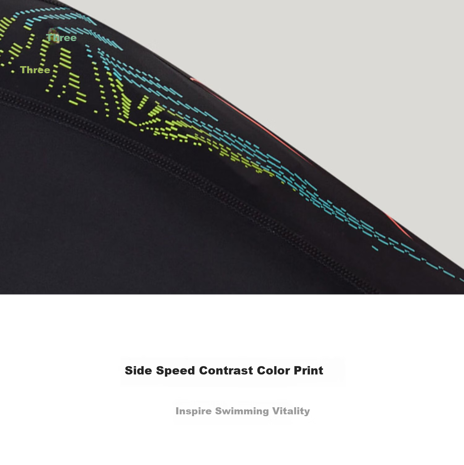 Speedo Kids Swim Shorts Swim Dare Series Youth Training Printed Knee-Length Swim Trunks UV Protection Chlorine Resistant Black/Orange Size 5-6 5