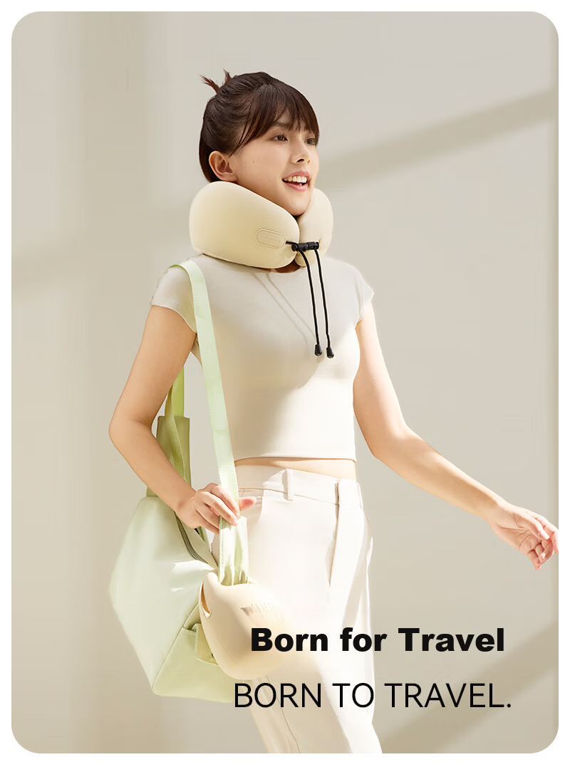 Sleep Cave Travel U-Shaped Pillow Portable Neck Support Pillow Airplane Neck Pillow Long-Distance Travel Neck Rest Everythink Nap U-Shaped Neck Pillow 16