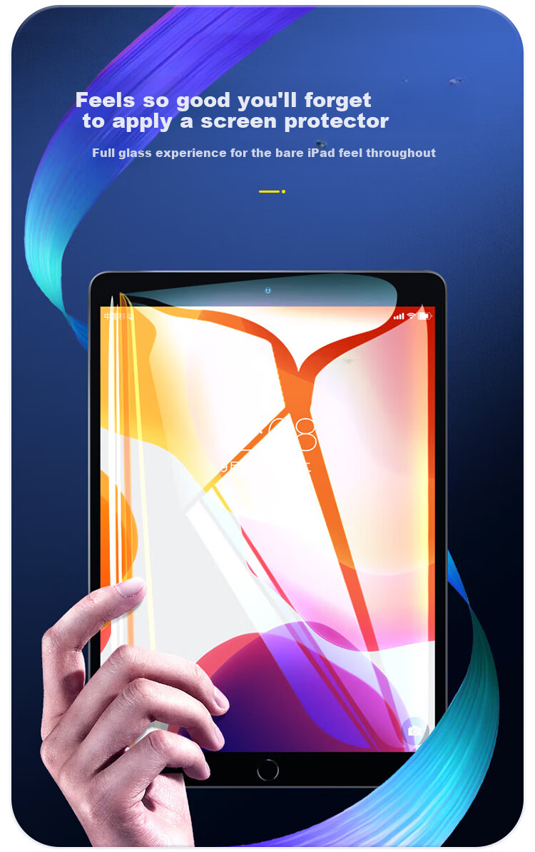 JPLAYER Tempered Glass Screen Protector for Vivo Pad Air 11.5-Inch Tablet, Full Coverage High Definition Glass Protective Film, Anti-Fingerprint, Smooth, Scratch-Resistant 2