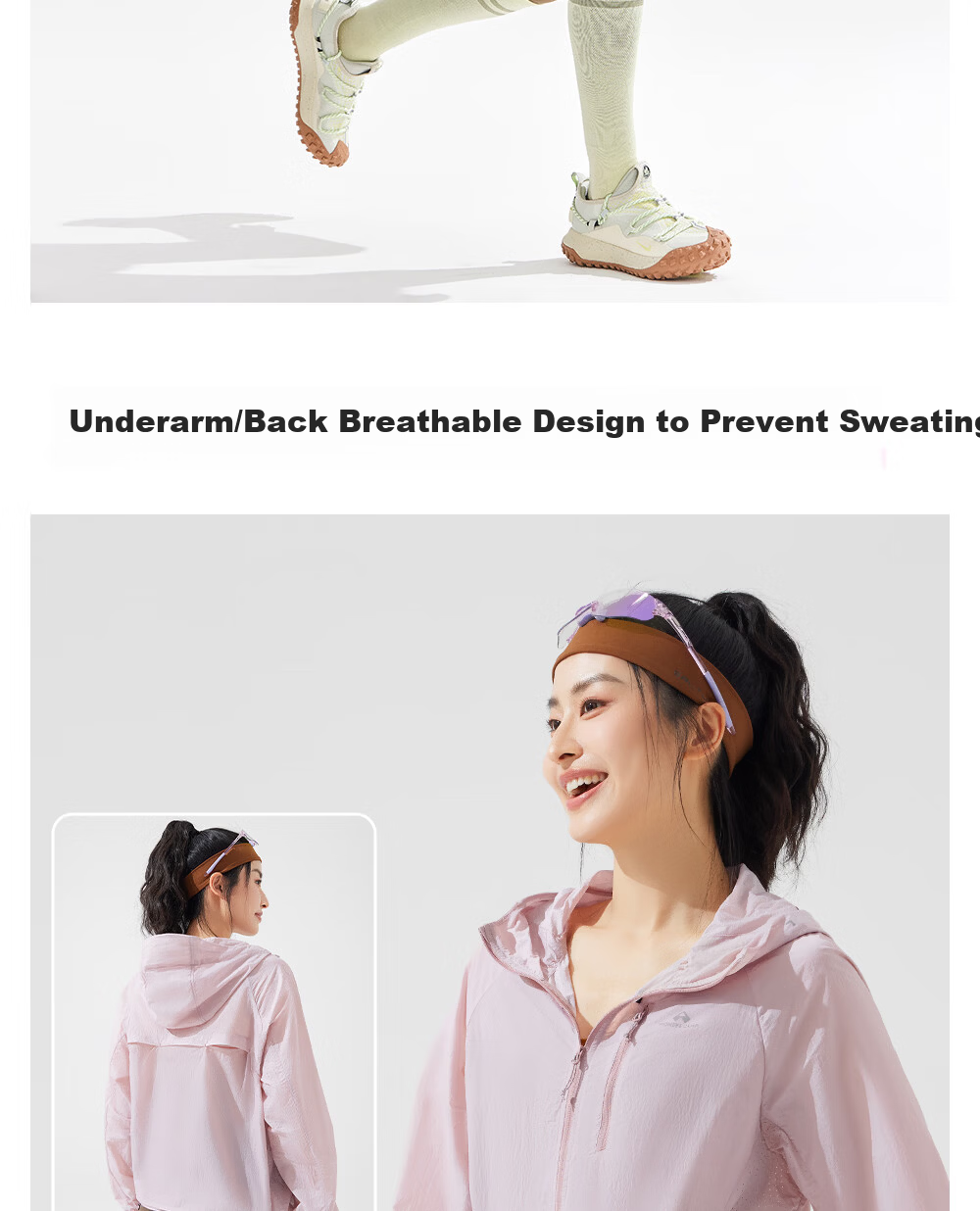 Toread Yang Chaoyue Same Style Ice Butterfly Sunscreen Jacket Women Outdoor Summer UV Protection Lightweight Breathable Sun Protection Coat 6