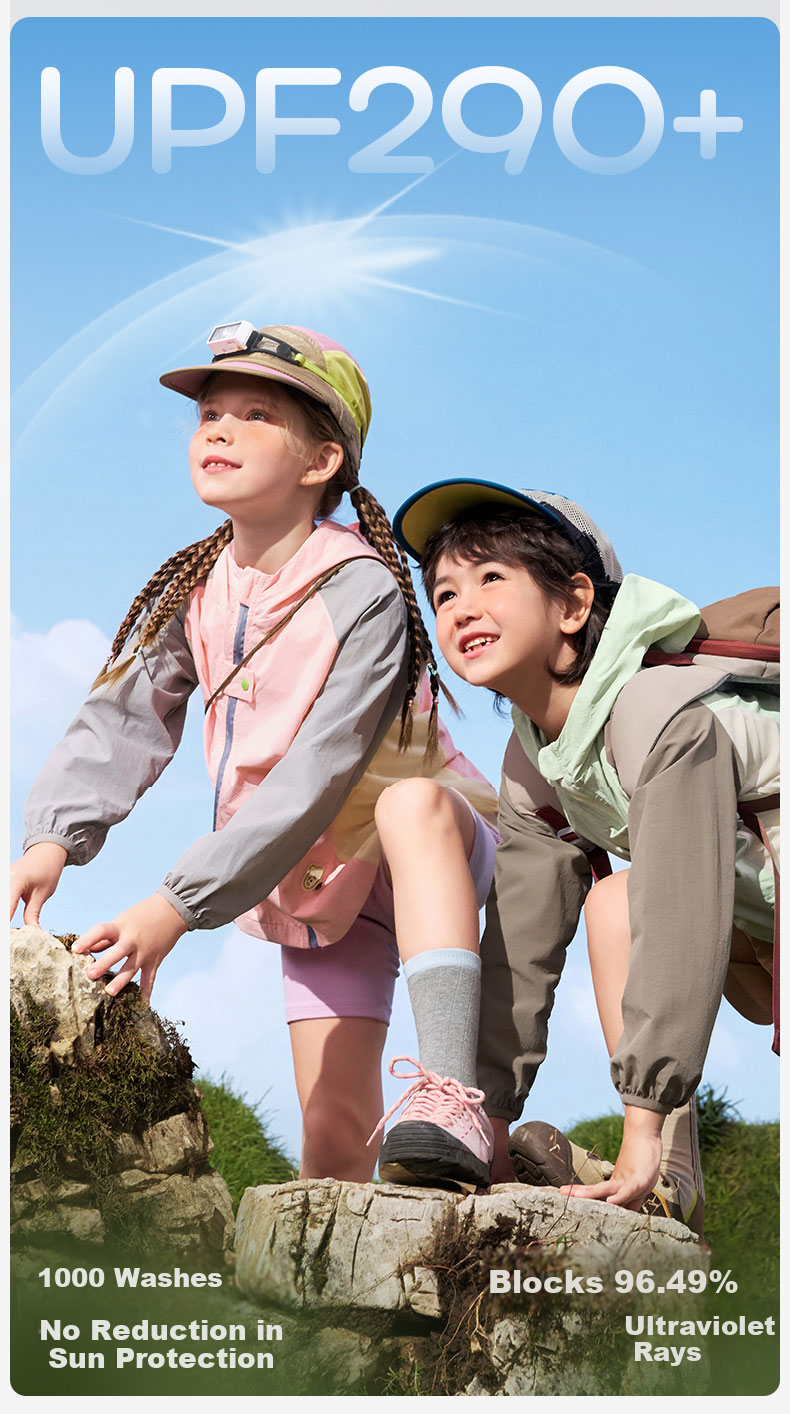 Kocotree KK Tree Kids UV Protection Breathable Skin Jacket Boys Girls Spring Summer Lightweight Coat 13
