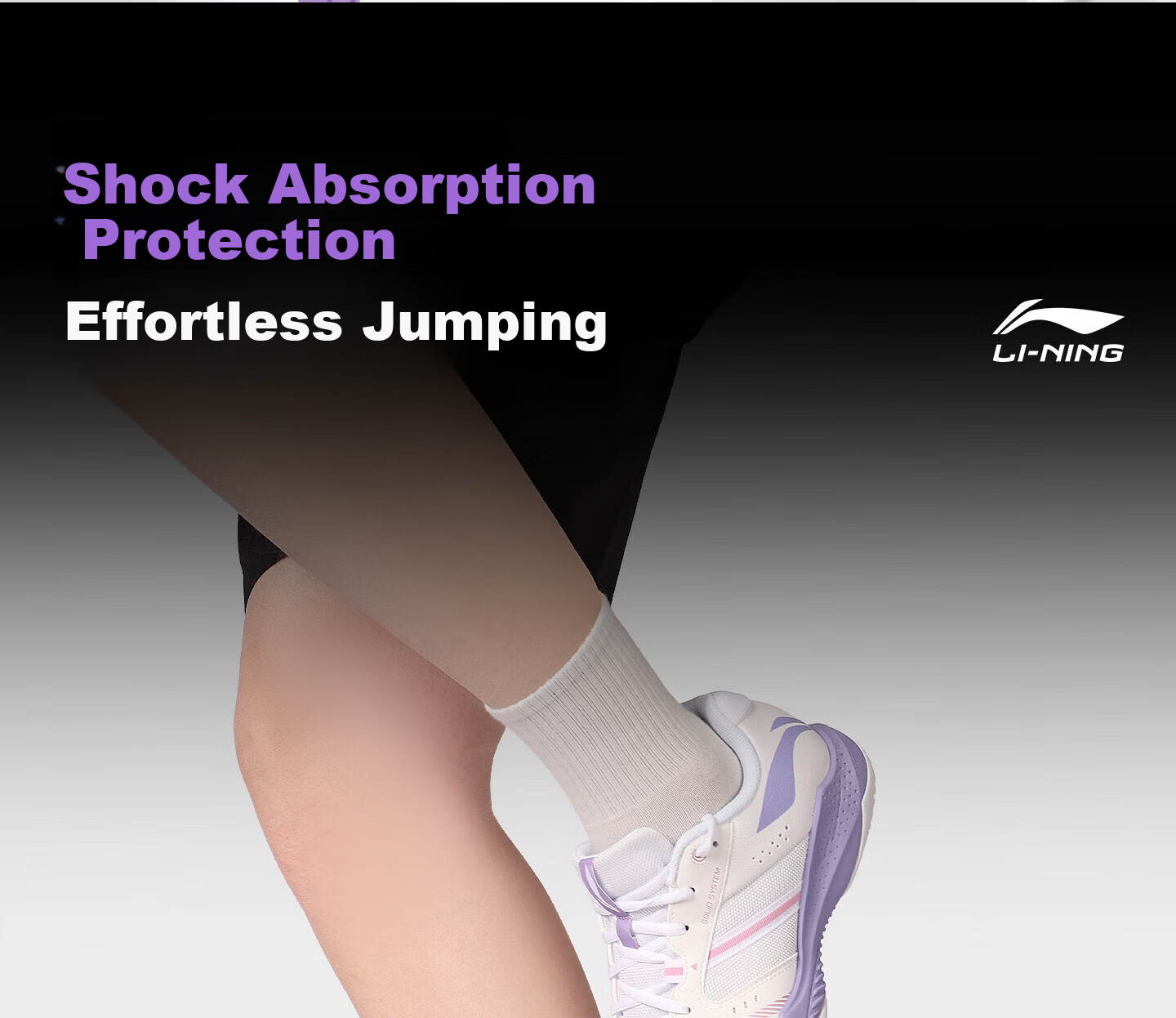 LI-NING Thunder 2 LITE Badminton Shoes Unisex Competition Training Non-Slip Wear-Resistant Shock Absorption Sports Shoes Size 44 12
