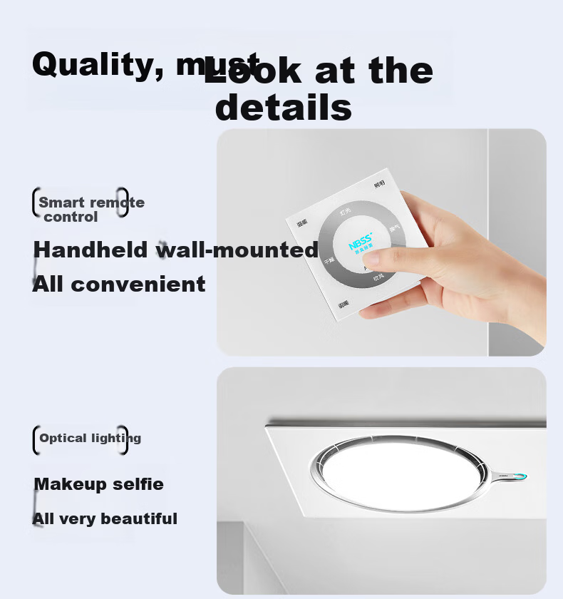 AUPU Smart Bathroom Heater Thermal Ring Series Two-Speed Quick Warmth Water Oxygen Deodorization Sterilization Mold Prevention Ventilation Q360C-Pro 18