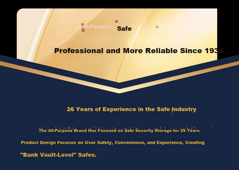 All-in-One Smart Safe 30CM High Fingerprint Password Six Unlock Methods Home Anti-Theft Office Small Safe Remote Access Wall/Cabinet Built-in Security Box 1