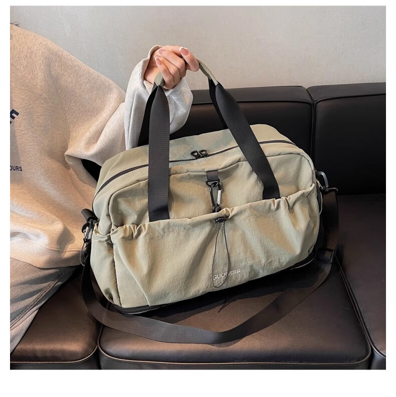 40,000 KM Travel Bag Large Capacity Expandable Luggage Sleeve Maternity Gym Handheld Crossbody Bag for Men and Women 15