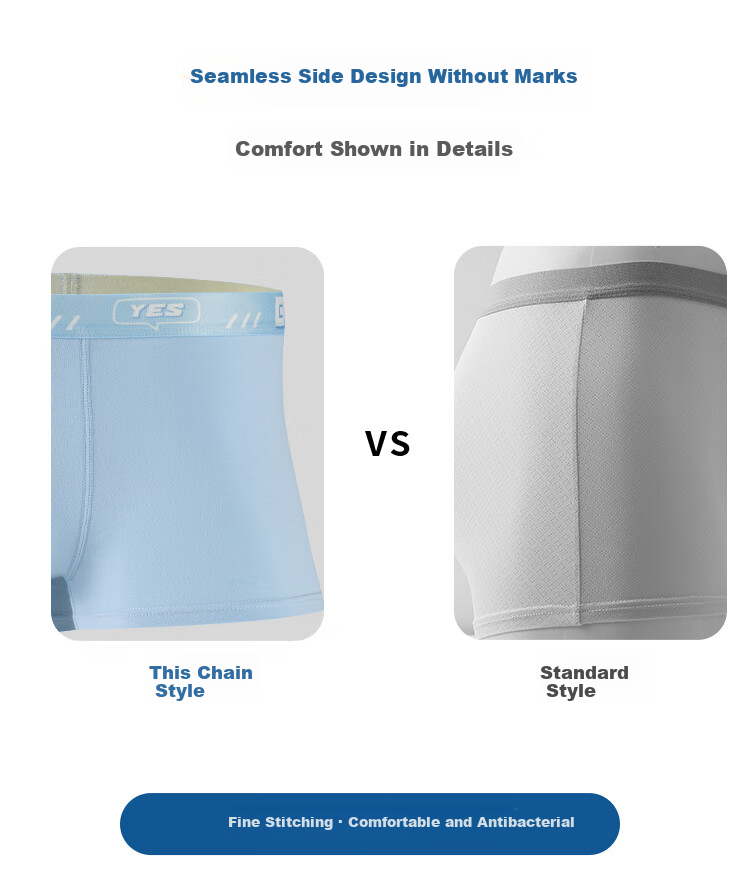 Dingguagua Youth Cotton Antibacterial Boxer Briefs for Boys, Teenagers, Middle School Students, Children's Four-Point Shorts 4