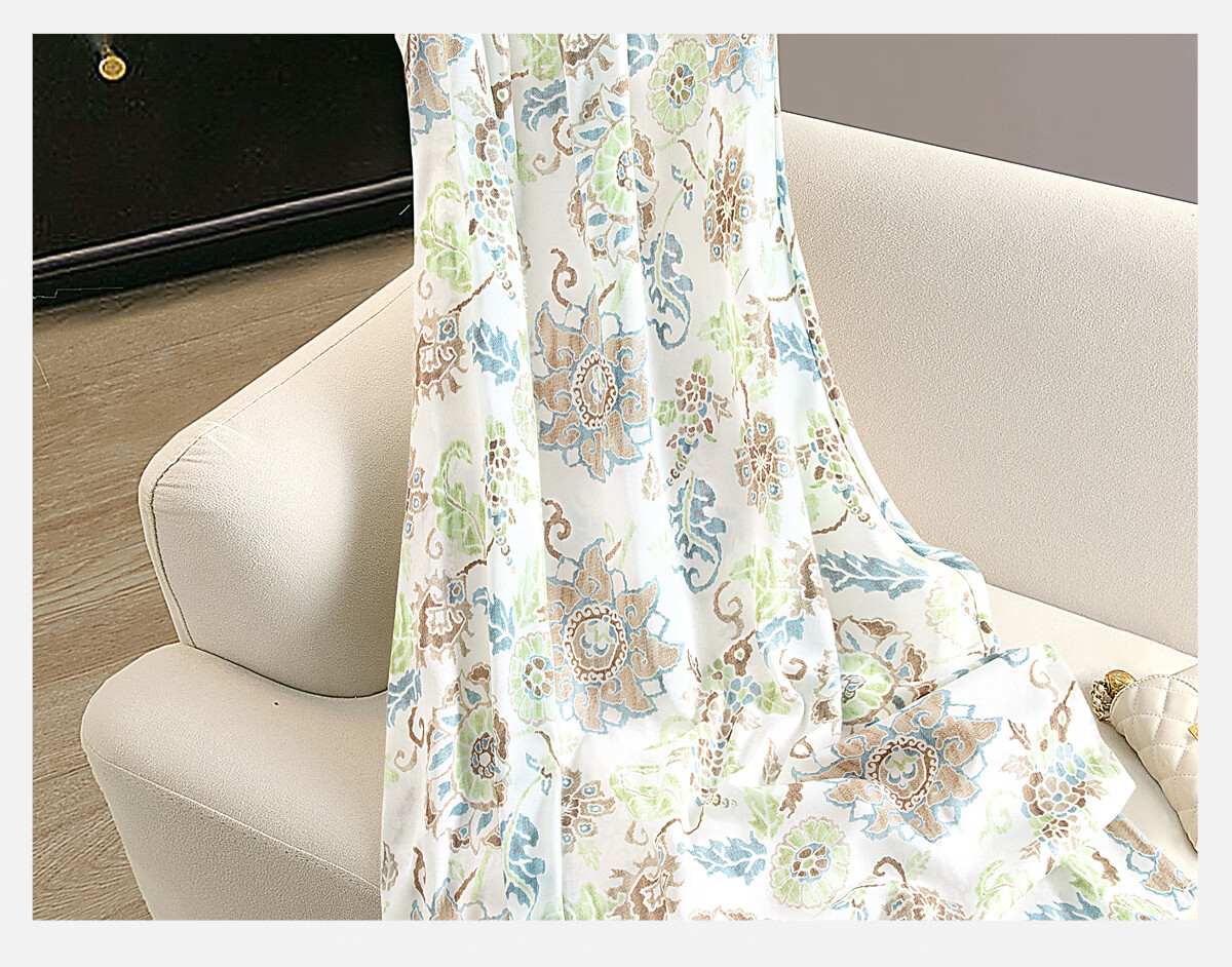 Cypress Loose Fit Dress 2026 Summer New Women's Pullover Printed Mid-Length Slip Dress 19