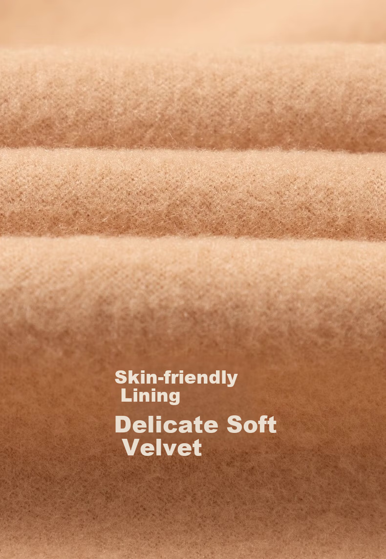 Me feeling Bare Leg Magic Autumn Winter Nude Feeling Fleece Lined Warm Skin-Tone Slimming Tights with Foot Three-Pack 11