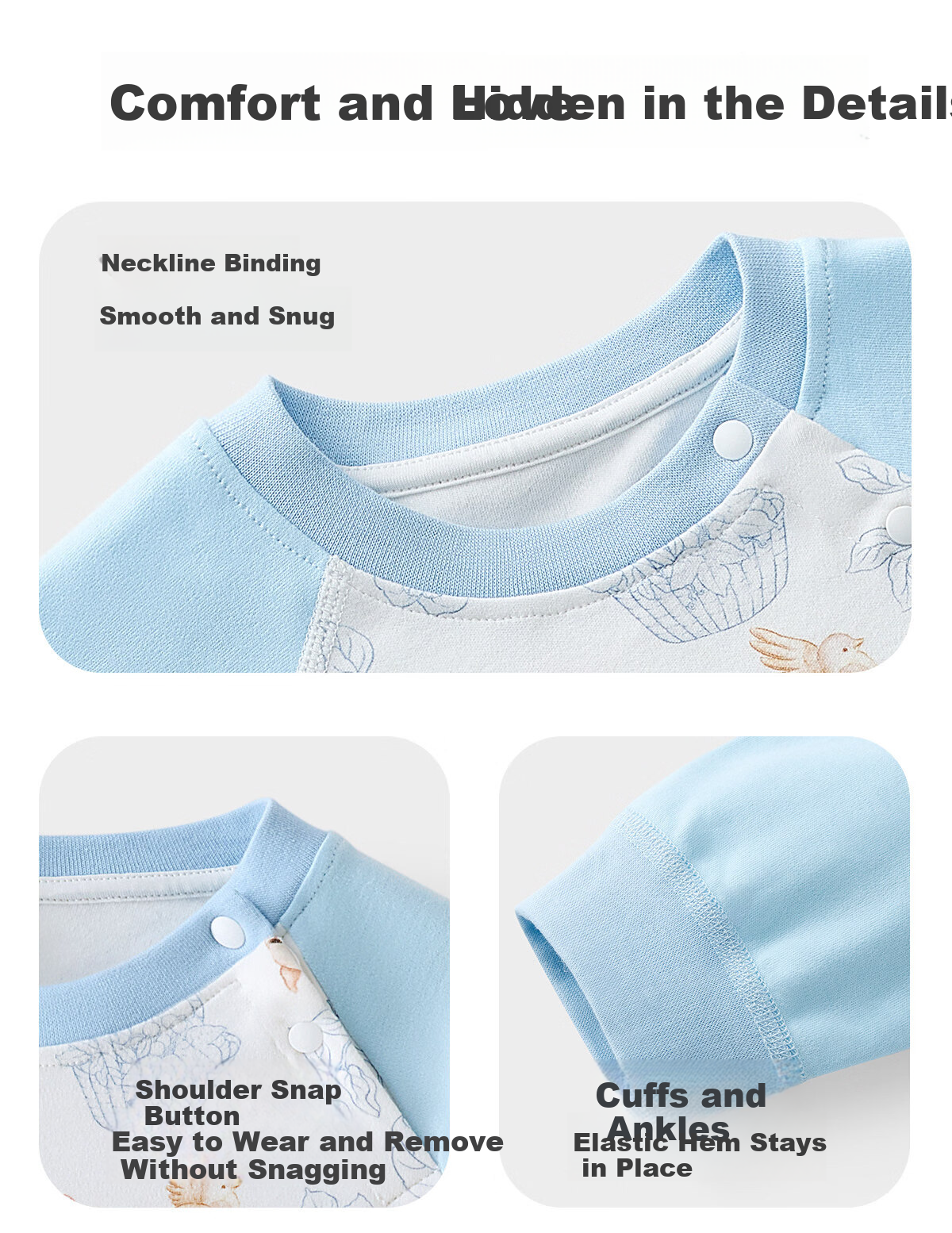 JOYNCLEON Baby Sleeping Bag Spring and Autumn Pure Cotton Children's Leg-separated Sleepwear Anti-kick Quilt Green 90 JSD196370 22