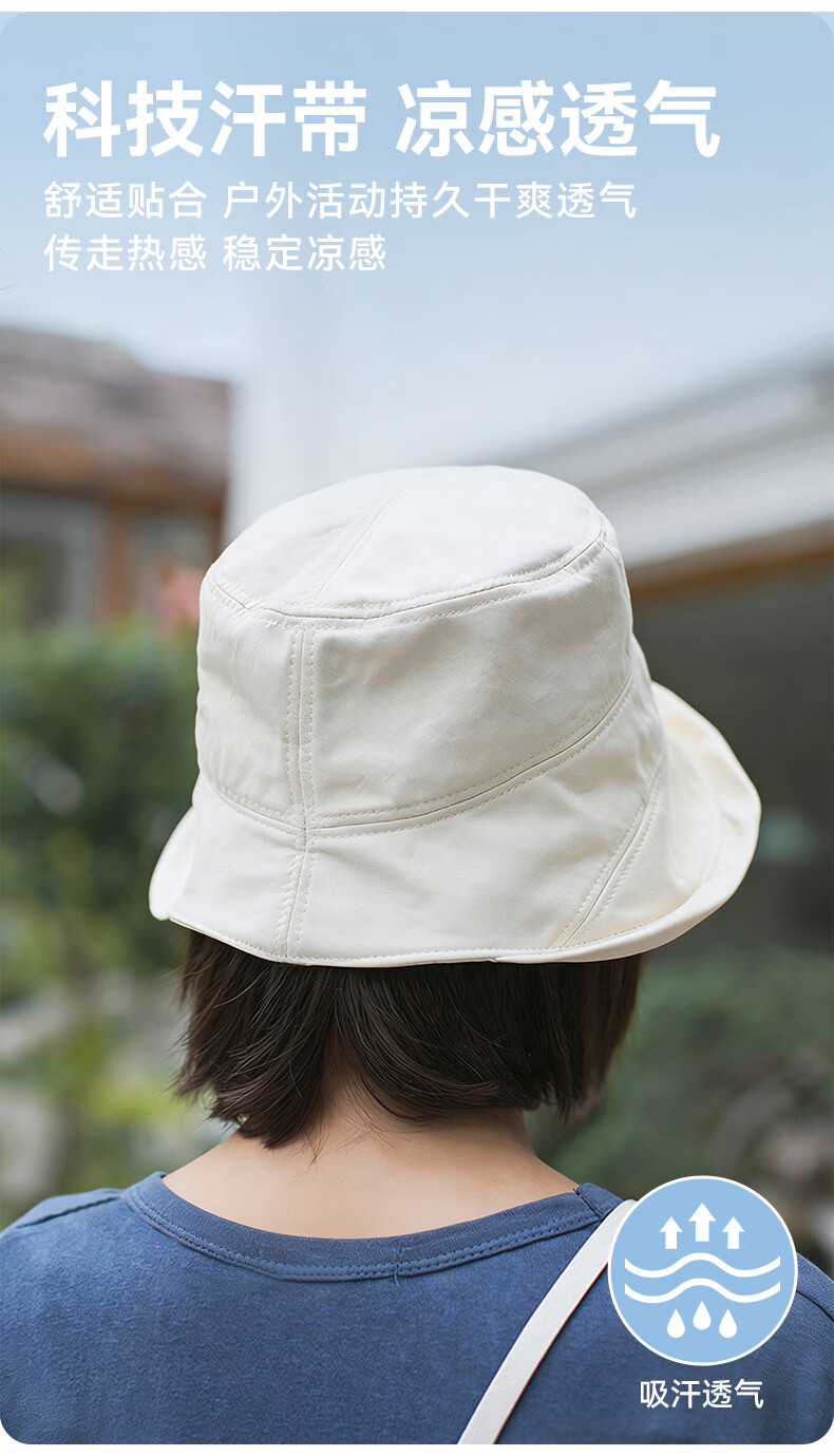 FitonTon Women's Sun Protection Hat, Summer Face-Covering Outdoor UV Protection Travel Cycling Cooling Foldable Cap 8