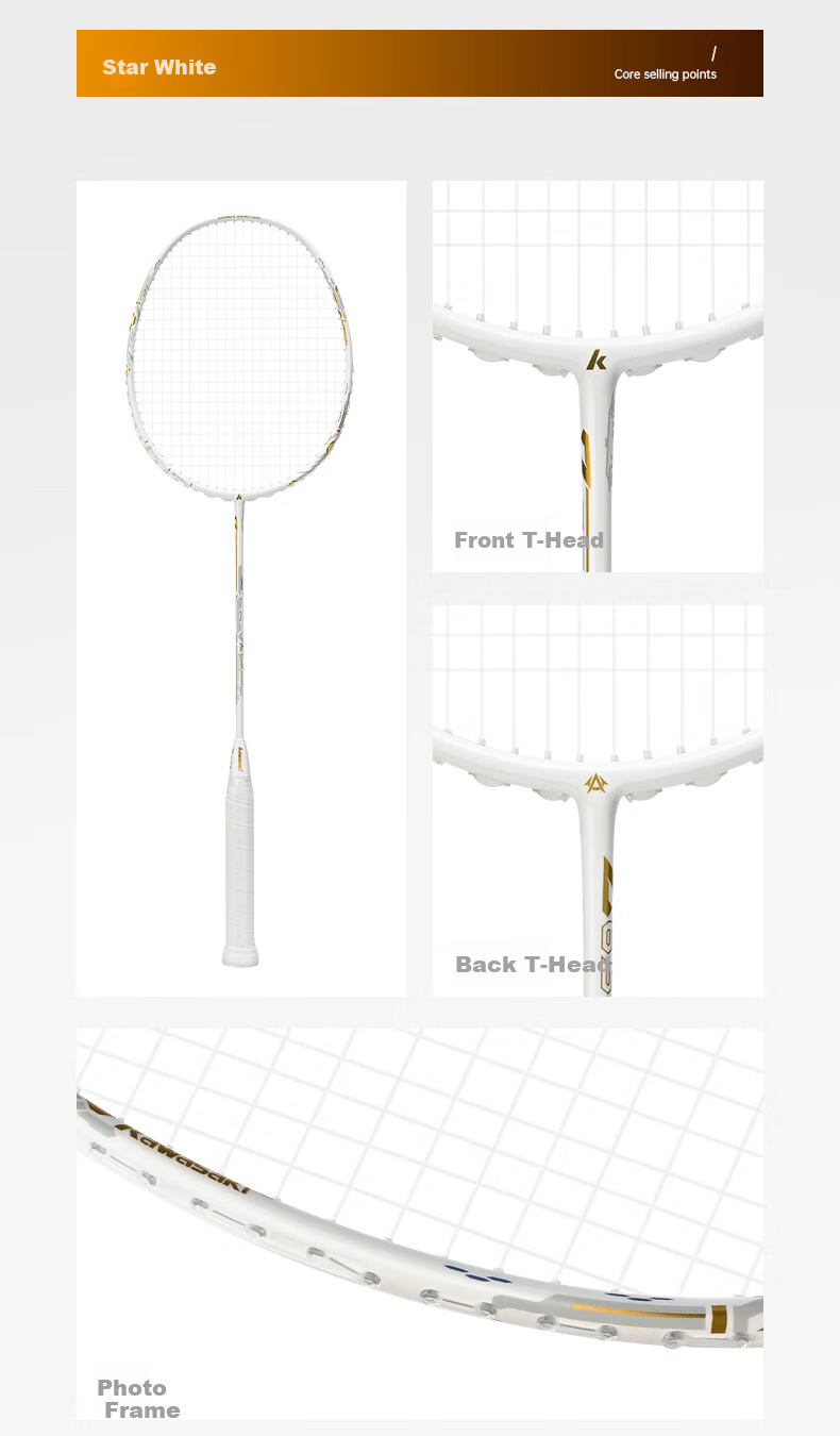 KAWASAKI Badminton Racket Sword Attack Gift Box Z650 Single Professional Full Carbon Ultra-Lightweight Offensive Youth Universal Bow 9