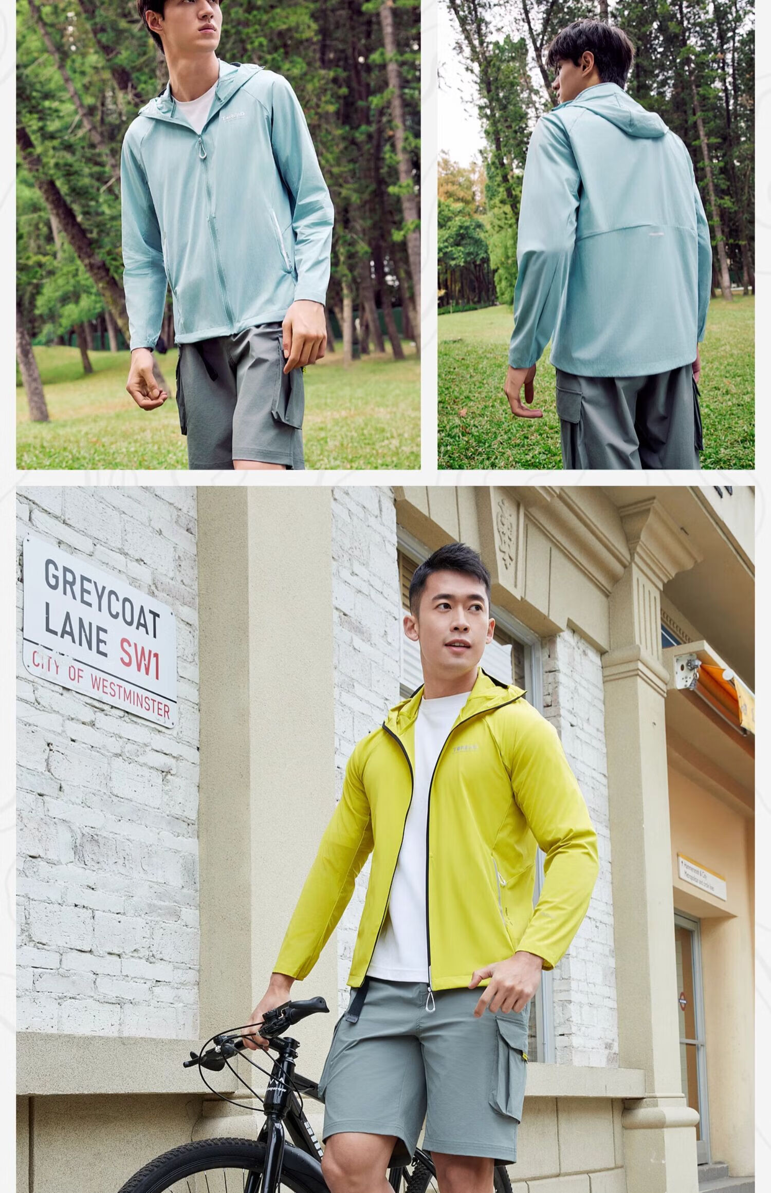 TOREAD Men's Outdoor Sunscreen Jacket UPF50+ Lightweight Cooling Soft Breathable Quick-Dry Coat TAZZBM81818 15