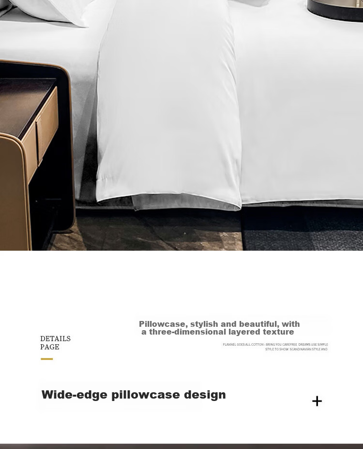 ZiiU Hotel Bedding Set 3-Piece Pure White Sheet Duvet Cover Pillowcase Silky Wrinkle-Resistant Durable 1.2m Bed White 7