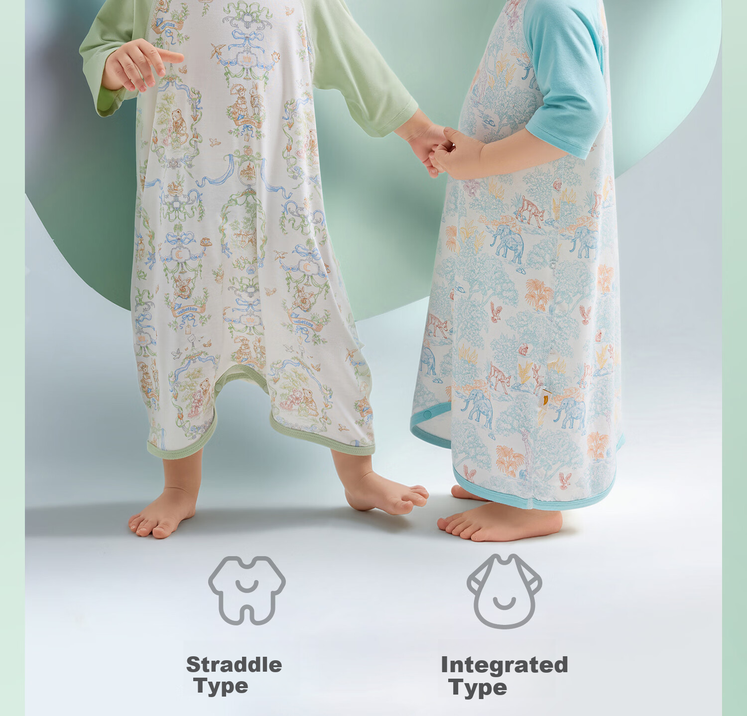 Betis Vernix Baby Clothes Summer Thin Newborn Sleep Gown Anti-Kick Blanket Belly Protection Robe 26