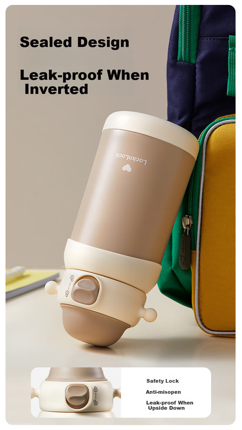 LOCK&LOCK Insulated Baby Water Bottle Large Capacity Children's Thermos Student School Cup 5
