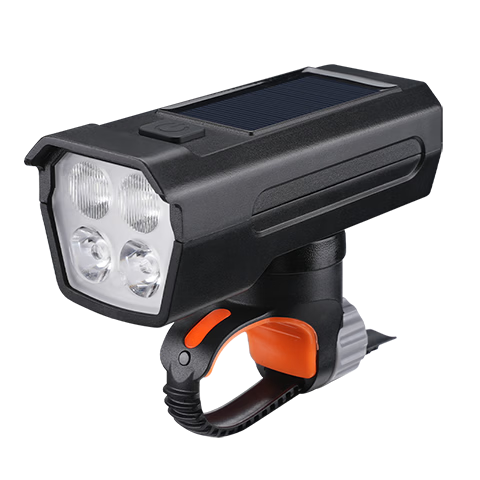 Shenhuo Bicycle Light and Horn 2-in-1 Night Riding Flashlight Super Bright Road Mountain Bike Solar Charging Equipment