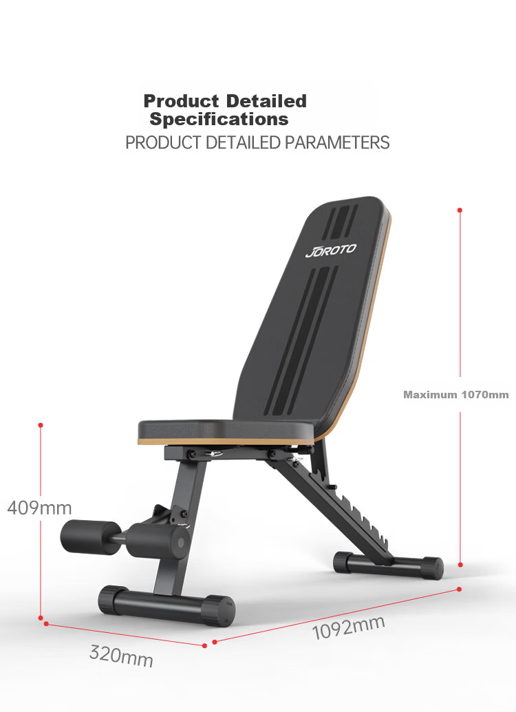 JOROTO American Dumbbell Bench Multifunctional Fitness Chair Weight Bench Sit-up Board Abdominal Fitness Equipment Home Gym Equipment MD25 8