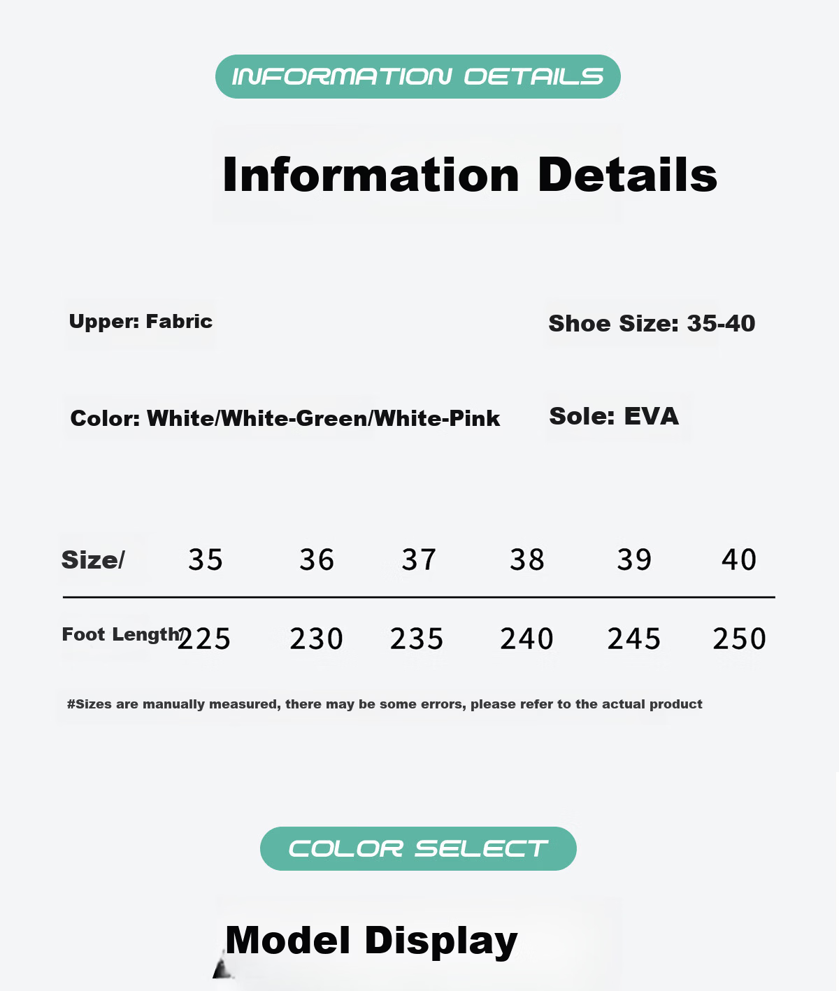 Warrior Women's Sports Shoes New Summer Thin Breathable Mesh Soft Sole Lightweight Shock Absorption Running Shoes White Pink Size 39 7