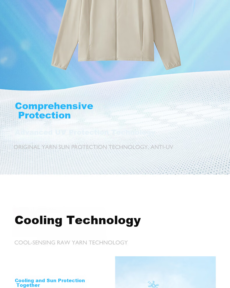 Jordan Ice Skin 4.0 Men's Sunscreen Jacket Cold White Skin UPF100+ 2026 Summer New Outdoor Lightweight Breathable Coat 6