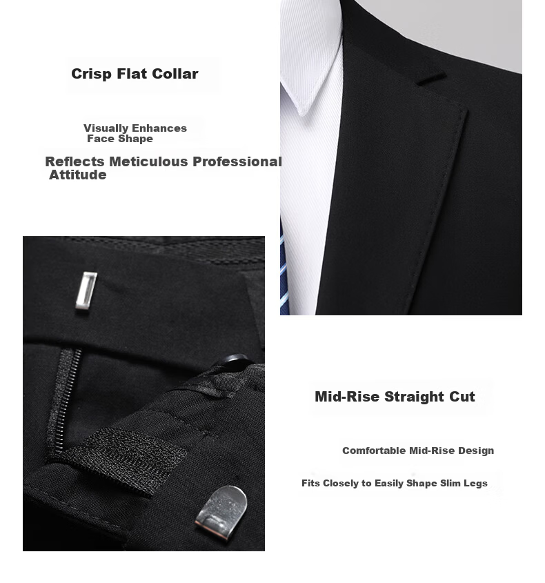 FIRS Men's Suit Set with Mulberry Silk and Lyocell Professional Workwear Formal Business Suit Groom Best Man Attire 2