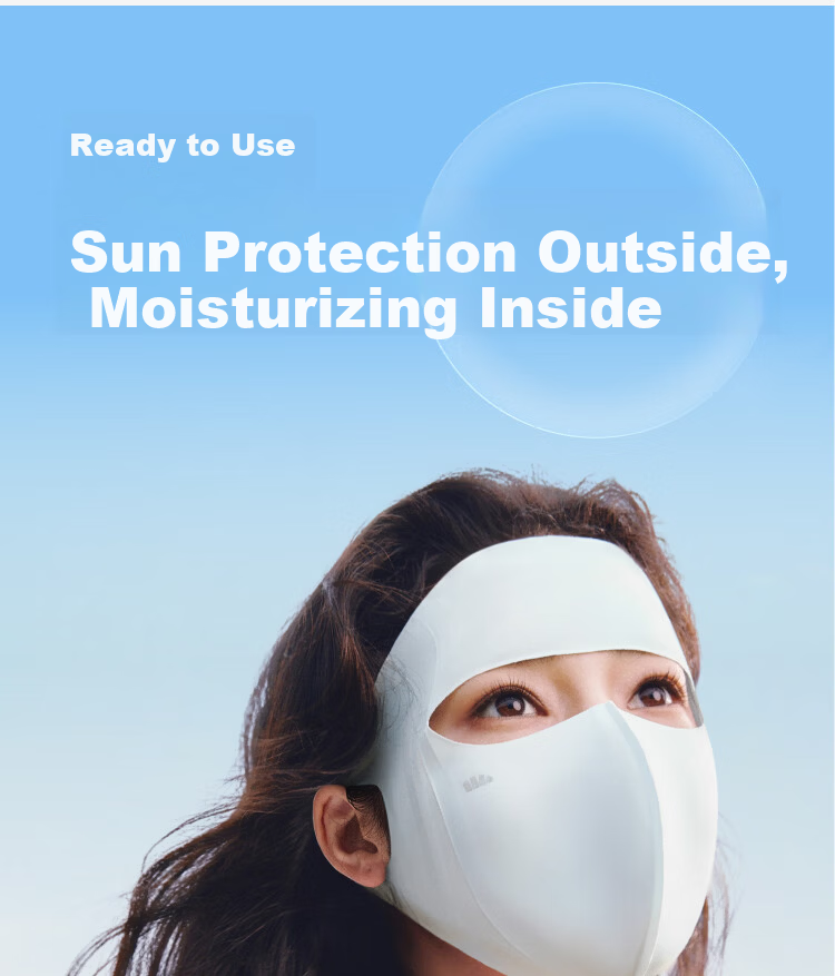 Beneunder Skin Barrier Protective Sunscreen Mask Face Shield Spring Summer Soothing Sensitive Skin Medical Breathable Anti-Dryness Deodorizing Blue 31