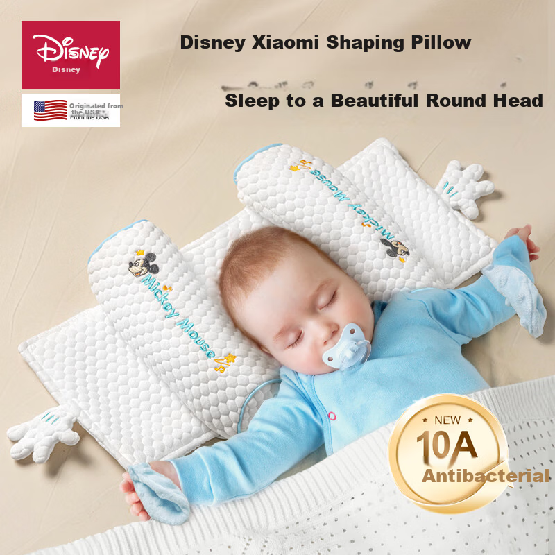 Disney Xiaomi Shaping Pillow Newborn 0-6 Months Baby Head Correction Minnie Shaping Pillow