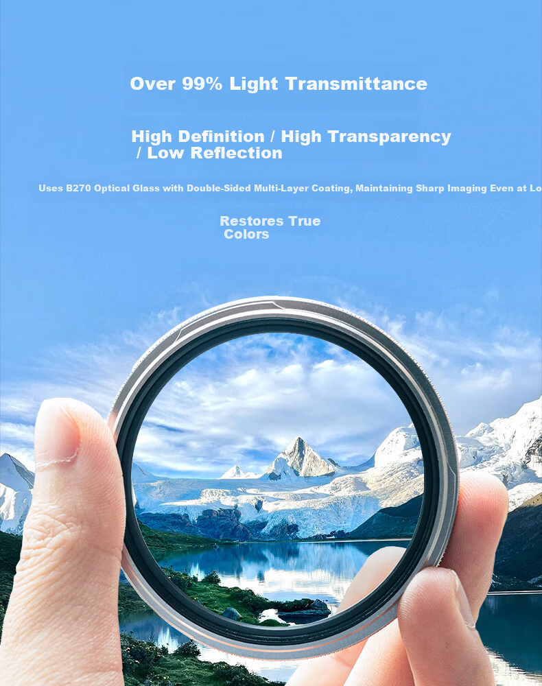 Kase UV Filter for Fujifilm X100V X100F X100Vi Digital Camera Series MC Multi-Coated UV Lens Silver 5