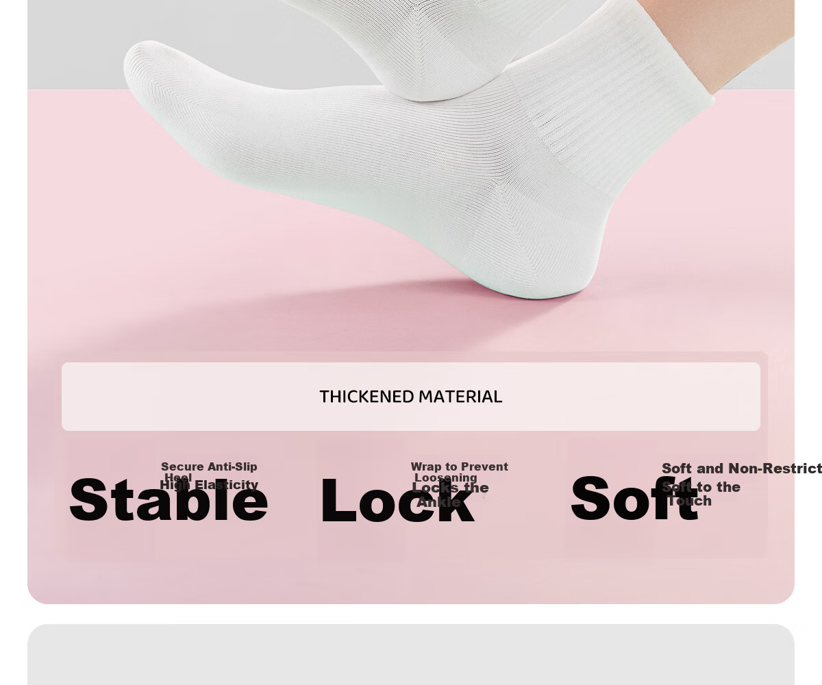 BADIGAO Disposable Socks for Men And Women, Summer Military Training Daily-Use No-Wash Travel Mid-Calf Socks, Breathable Odor-Resistant Universal Travel Socks 13